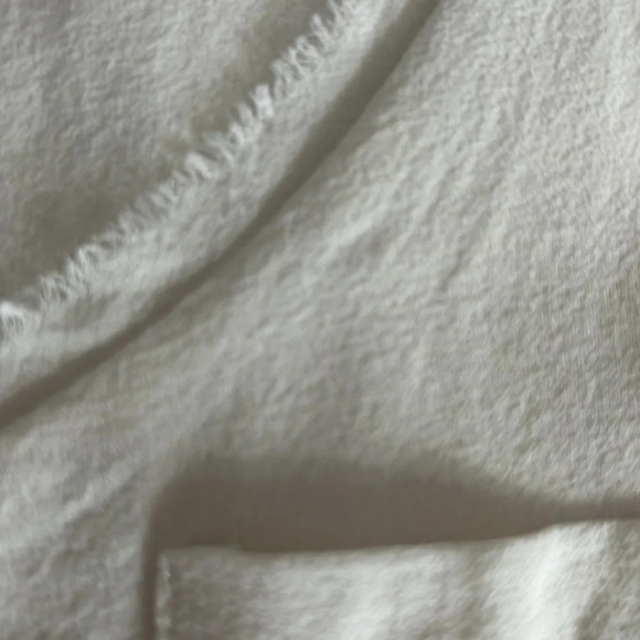 Gold Hawk 100% Silk Georgette Layered Tank Tunic in Ivory - Size Large - Picture 6 of 8